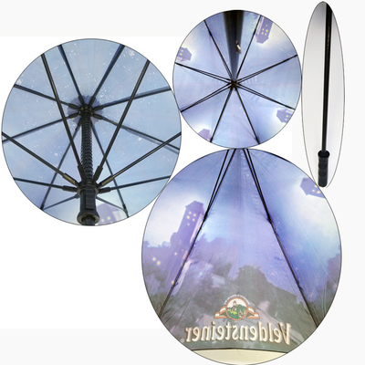 Customized Fiberglass Frame Personalized Digtal-printing Golf Umbrellas 30 Inches