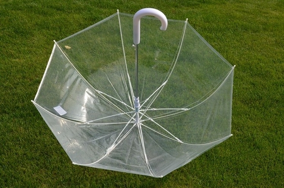 Transparent Umbrella For Rain Fiberglass Ribs For Both Men Women