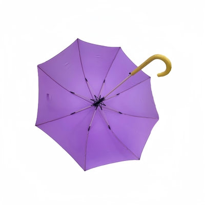 Customizable Waterproof Outdoor Straight Umbrella With Pongee Fabric And Personalized Color Matching Fiberglass Ribs Design