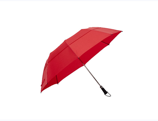 23 Inch 2 Folding Customizable Automatic Umbrella With Two Canopy