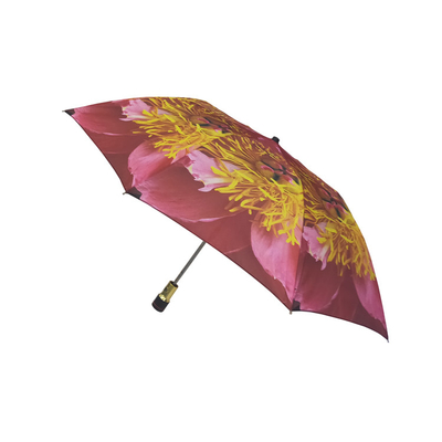 Customized Foldable Umbrella With 8 Umbrella Ribs And Pongee Cloth