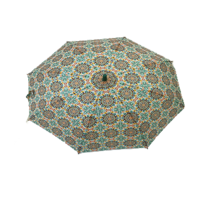 Rubberized Handle Auto Open Close Umbrella For Hot Promotion In 190T Pongee Fabric