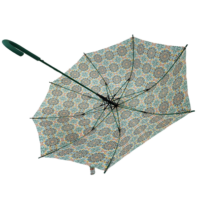 Rubberized Handle Auto Open Close Umbrella For Hot Promotion In 190T Pongee Fabric