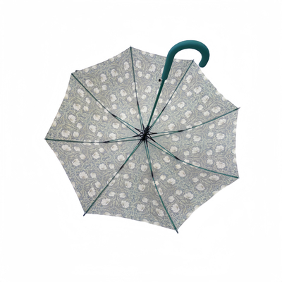 Customized Windproof Golf Umbrellas with 8 Ribs and Fiberglass Shaft