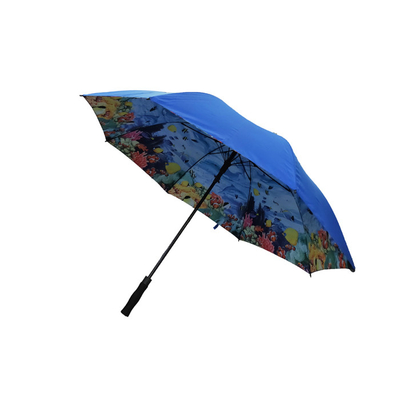 Metal /Fiberglass Frame Corporate Branded Golf Umbrellas with Auto Open And Manual Close Performance