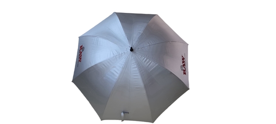 190T Pongee Fabric Golf Umbrellas with Silver Coating ，Metal Ribs and Fiberglass Frame