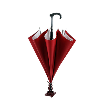 Workable Performance Custom Logo Golf Umbrellas with Auto Open And Manual Close Comes with a Walking Stick