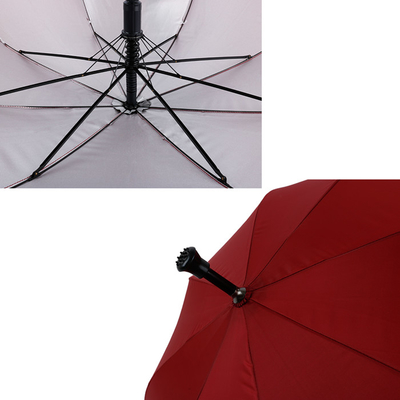 Workable Performance Custom Logo Golf Umbrellas with Auto Open And Manual Close Comes with a Walking Stick