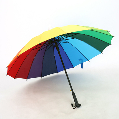 29 Inches Golf Umbrellas Made of 190T Pongee Fabric and Fiberglass  Frame, Color Customization