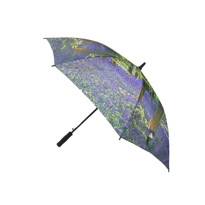 Metal/Fiberglass Frame Personalized Advertising Golf Umbrellas Custom Logo