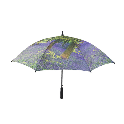 Metal/Fiberglass Frame Personalized Advertising Golf Umbrellas Custom Logo
