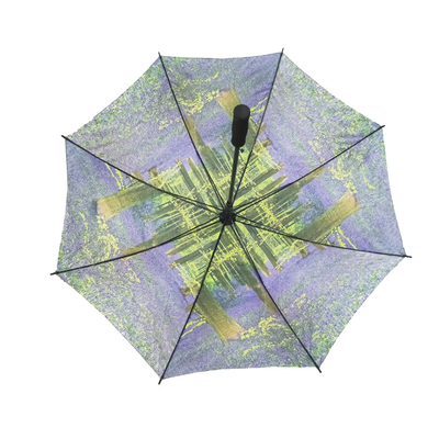 Metal/Fiberglass Frame Personalized Advertising Golf Umbrellas Custom Logo