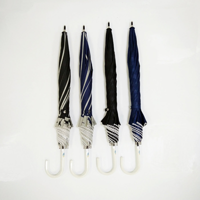 Chome Plated Steel Shaft Kids Compact Umbrella with Customized Package and 90cm Open Diameter