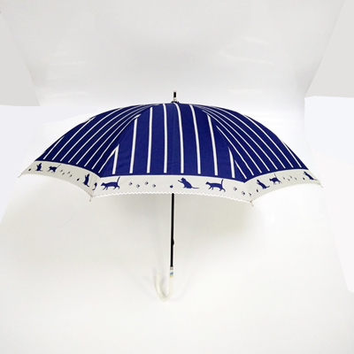 Chome Plated Steel Shaft Kids Compact Umbrella with Customized Package and 90cm Open Diameter