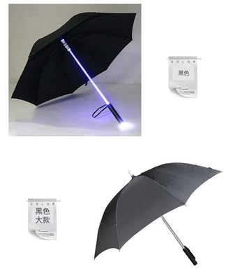 The popular Instagram transparent shaft LED illuminated creative umbrella