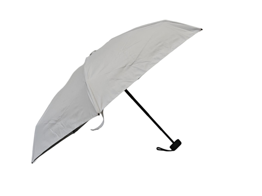 5-Fold Compact Golf Umbrella 19 Inch UV50+ Silver-Coated