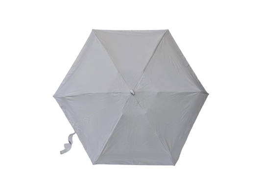 5-Fold Compact Golf Umbrella 19 Inch UV50+ Silver-Coated