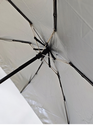 5-Fold Compact Golf Umbrella 19 Inch UV50+ Silver-Coated