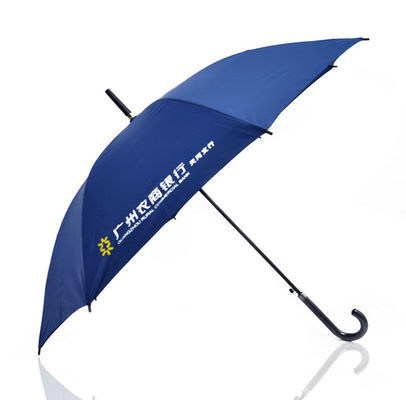 23 Inches Auto Open Stick Umbrella with 190T Pongee Fabric and Metal Shaft for B2B Customization