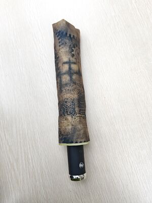 LED Lighted Auto Open/Close Safety Umbrella with Reflective Strip for Night Visibility