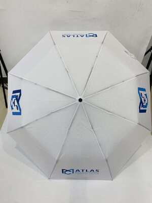 Wooden Handle Umbrella 23 Inches Lightweight 3-Fold Umbrella