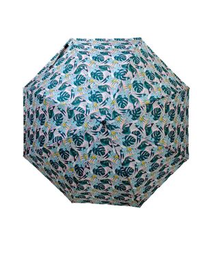 23 Inches Auto Open Stick Umbrella with Fiberglass Frame and One-year Warranty for Reliable Protection