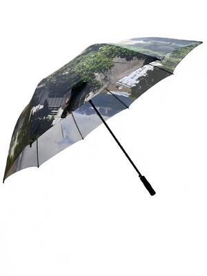 Metal and Fiberglass Frame Personalized Advertising Golf Umbrellas Custom Printed Umbrellas for Corporate Gifting Solutions