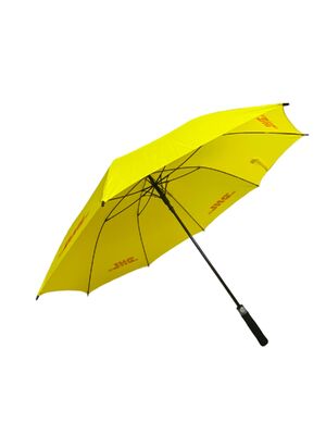 190T Pongee Fabric Golf Umbrellas Featuring Metal and Fiberglass Ribs Customized Design Ideal for Golf Courses and Marketing