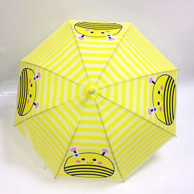 Kids Compact Umbrella with Plastic Handle and Open Diameter Under 90cm Featuring Customizable Printing for Children
