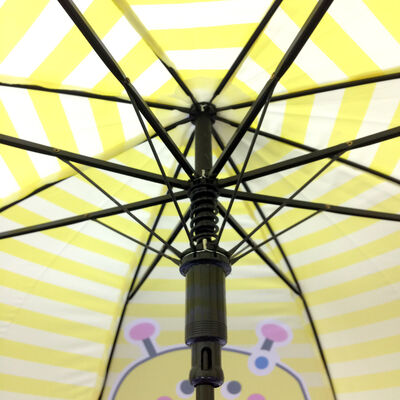 Kids Compact Umbrella with Plastic Handle and Open Diameter Under 90cm Featuring Customizable Printing for Children
