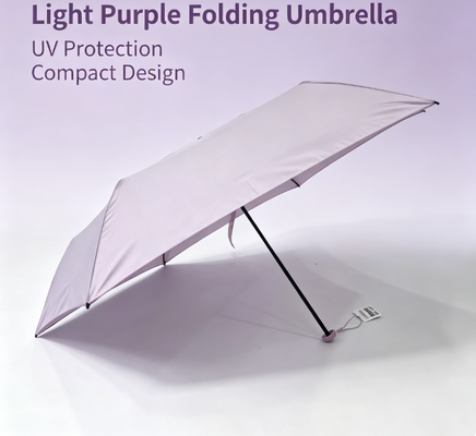 Portable Slim 3 Fold 5K Manual Open Umbrella for Travel & Commute