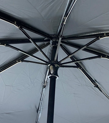 Sky Blue Compact Travel Umbrella Shading Layer Anti-UV Wind Resistant Manual Folding Umbrella Outdoor Camping