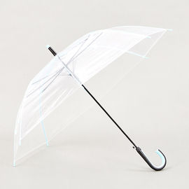 23inches 8K Colorful Umbrella Handle Colorful Frame Transparent Rain Umbrella