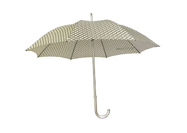 Customized Aluminium Umbrella Polyester / Pongee Fabric Open Diameter 100-103cm