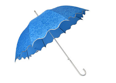 Blue Watermark Printing Promotional Gifts Umbrellas Standsard Size Aluminum Frame
