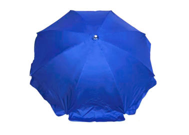 Sun Protect Retractable Beach Umbrella ,  Sun Shade Umbrella For Beach Two Layers