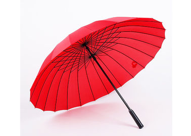 Printed 23 Inch Ladies Windproof Umbrella , Strong Umbrella Wind Resistant