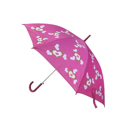 Compact 23&quot;*8K Automatic Stick Umbrella With Metal Tips