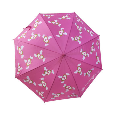 Compact 23"*8K Automatic Stick Umbrella With Metal Tips