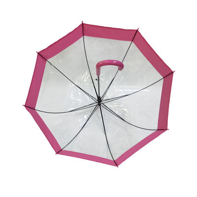 Auto Open Fiberglass Ribs 23&quot; Transparent Dome Umbrella