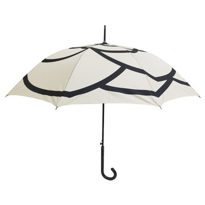 Windproof J Shape Handle 23&quot; Auto Open Stick Umbrella