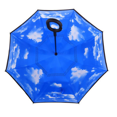 SGS Plastic Handle Upside Down Reverse Inverted Umbrella