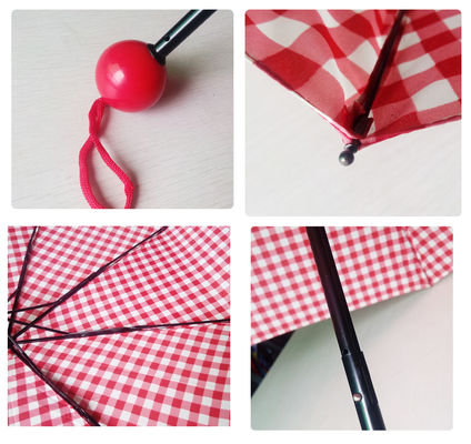 Triple Folding Metal Ribs Foldable Umbrella For Men