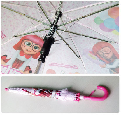 BSCI Cartoon Pattern Windproof Childrens Folding Umbrella