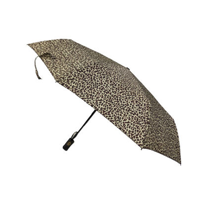 Length 28cm Leopard Print Lightweight Travel Umbrella