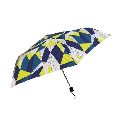 Digital Printing Manual Open 3 Folding Mini Ladies Umbrella