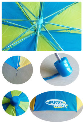 Waterproof Windproof Folding Umbrella With 8mm Metal Shaft