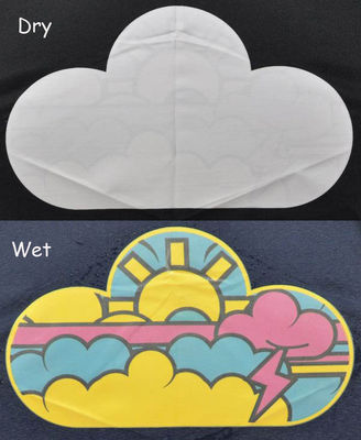 Cute Cloud Printing Windproof Fully Automatic Umbrella
