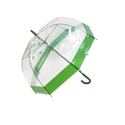BSCI 23 Inch Transparent POE Transparent Rain Umbrella