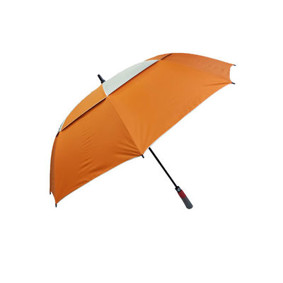 27" Windproof Straight Promotion Golf Umbrellas For Advertising